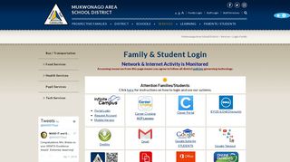 
                            1. Mukwonago Area School District - Login-Family