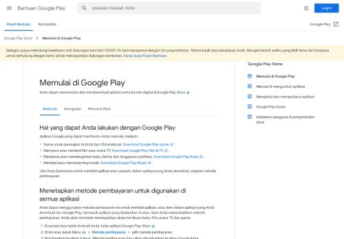 
                            4. Mulai menggunakan Google Play - Android - Bantuan Google Play