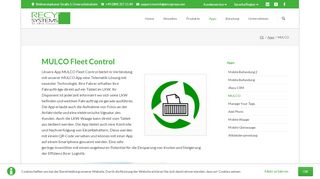 
                            9. MULCO Fleet Control (Android) - Recy Systems AG