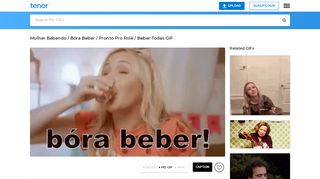 
                            13. Mulher Bebendo / Bóra Beber / Pronto Pro Rolê / Beber Todas GIF ...