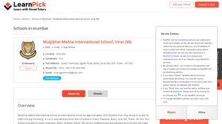 
                            6. Muljibhai Mehta International School, Virar (W) - CBSE School in ...