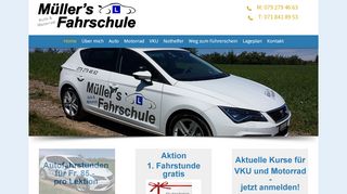 
                            10. Müller's Fahrschule Amriswil - Auto, Motorrad, VKU, Nothelfer