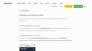 
                            7. Mullvad on iOS (iPhone, iPad) - Guides | Mullvad VPN