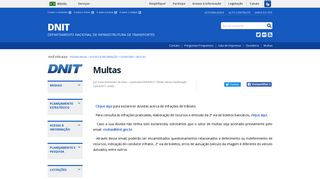 
                            7. Multas — DNIT