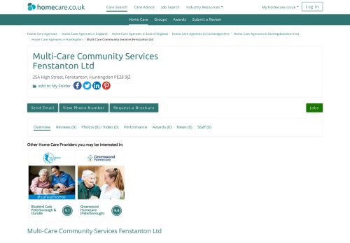 
                            5. Multi - Care Community Services Ltd, 25A High Street, Fenstanton ...