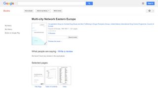 
                            13. Multi-city Network Eastern Europe