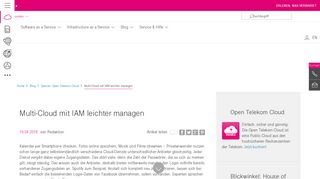 
                            4. Multi-Cloud mit IAM leichter managen - TelekomCLOUD