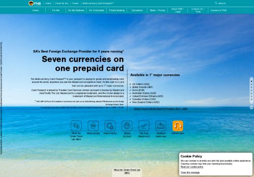 
                            4. Multi-currency Cash Passport - Forex - FNB