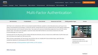 
                            9. Multi-Factor Authentication - AWS - Amazon.com