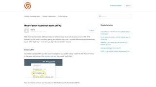 
                            11. Multi-Factor Authentication (MFA) – Gobbler Knowledge Base