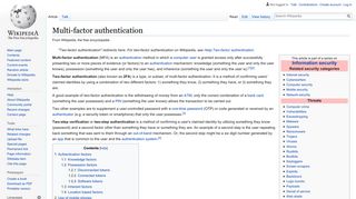 
                            6. Multi-factor authentication - Wikipedia
