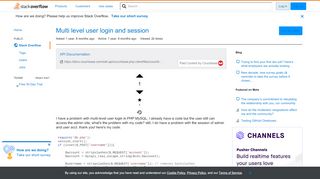 
                            3. Multi level user login and session - Stack Overflow