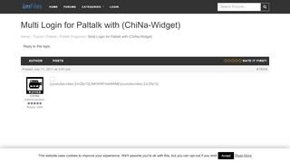 
                            11. Multi Login for Paltalk with (ChiNa-Widget) - ImFiles