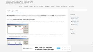 
                            4. Multi Login SSH | Berkilau Cahaya Di Dedaunan