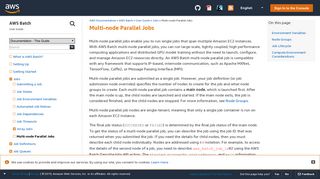 
                            10. Multi-node Parallel Jobs - AWS Batch - AWS Documentation