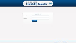 
                            8. Multi User Availability Calendar | Login - Lauder School B&B