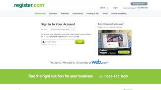 
                            7. Multi-user Email Control Panel - Log in | Register.com, Inc.