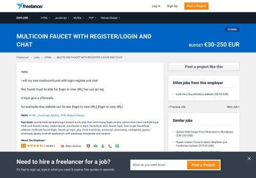 
                            8. MULTICOIN FAUCET WITH REGISTER/LOGIN AND CHAT | HTML ...