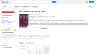
                            12. MULTICORE SYSTEMS ON-CHIP - Resultado de Google Books