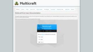 
                            8. Multicraft End User Documentation - Multicraft - The Minecraft Hosting ...