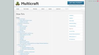 
                            13. Multicraft - The Minecraft Hosting Solution - How-To's