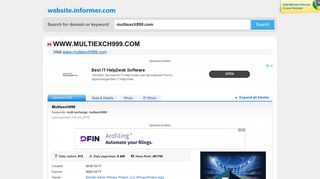 
                            6. multiexch999.com at WI. Multiexch999 - Website Informer