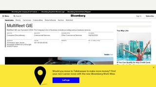 
                            9. Multifleet GIE: Company Profile - Bloomberg