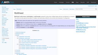 
                            10. Multihead - ArchWiki