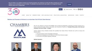 
                            11. Multilaw and Chambers & Partners to co-host New York FinTech ...