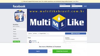 
                            2. Multilike - Home | Facebook