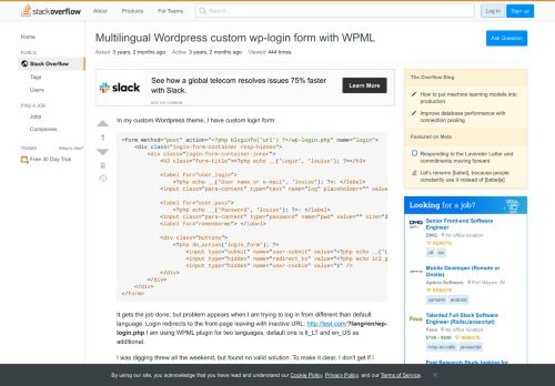 
                            9. Multilingual Wordpress custom wp-login form with WPML - Stack ...