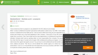 
                            6. MultilinkWorld — Multilink world - complaints