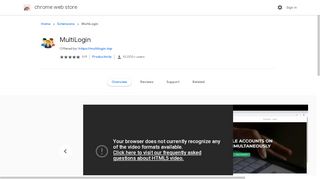 
                            6. MultiLogin - Google Chrome