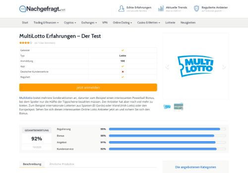 
                            5. Multilotto Betrug? +++ Die Wahrheit über den Trend 2019