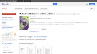 
                            6. Multinational Enterprises and Tort Liabilities: An Interdisciplinary ...