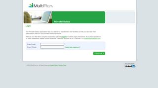 
                            5. MultiPlan | Provider Status