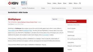
                            9. Multiplayer - Battlefield 4 Wiki Guide - IGN
