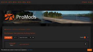 
                            6. Multiplayer: Den gleichen Auftrag fahren - ProMods