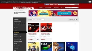 
                            2. Multiplayer games on Kongregate