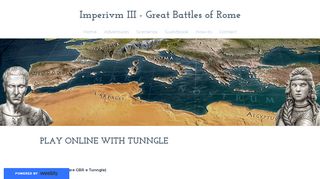 
                            12. Multiplayer with Tunngle - Imperivm III - Great Battles of Rome