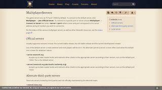 
                            4. MultiplayerServers - The Battle for Wesnoth Wiki