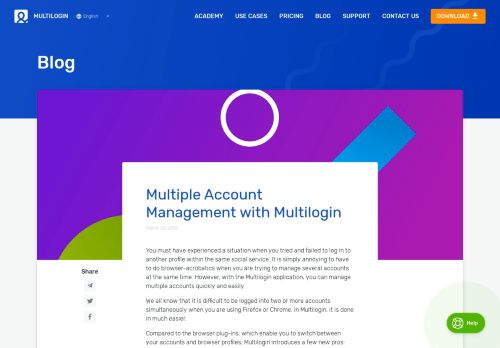 
                            6. Multiple Account Management with Multilogin - Multilogin