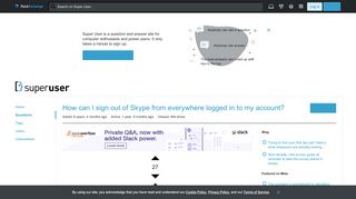 
                            10. multiple computers - How can I sign out of Skype from everywhere ...