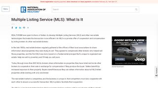 
                            7. Multiple Listing Service (MLS): What Is It | www.nar.realtor