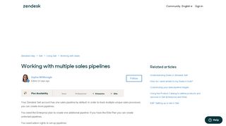 
                            11. Multiple Sales Pipelines – Base Support