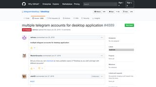 
                            4. multiple telegram accounts for desktop application · Issue #4889 ...