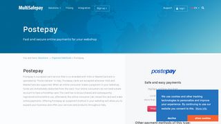 
                            10. Multisafepay: Postepay: Italian payment method for your online shop
