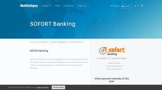 
                            2. Multisafepay: SOFORT Banking