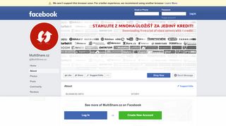 
                            6. MultiShare.cz - About | Facebook