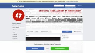 
                            5. MultiShare.cz - Hlavní stránka | Facebook